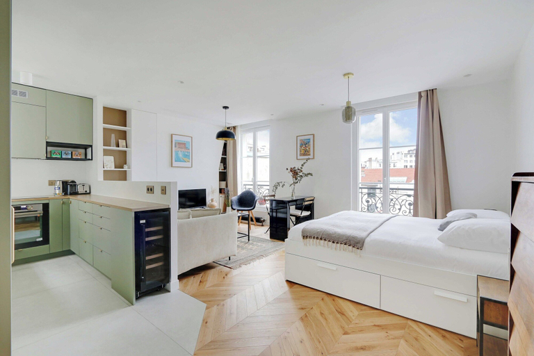 Room 2, Charming Studio - 2P - Canal, Paris