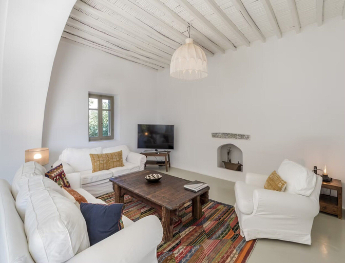 Living room, Traditional Villa With Swimming Pool, South Aegean