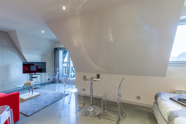 Bedroom 2, Apartment with parking on Place de Morny, Calvados