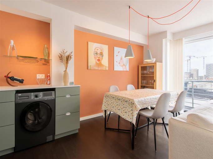 Private kitchen 2, Lateral sea View Apartment in Ostend, West-Vlaanderen