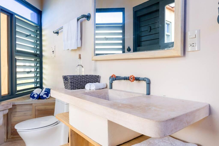Bathroom, Search for "Pure Nirvana Blue", Río Lagartos