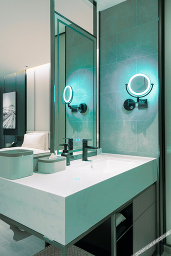 Bathroom 3, Atour Hotel Wuhan Optics Valley Square Yangjiawan, Wuhan