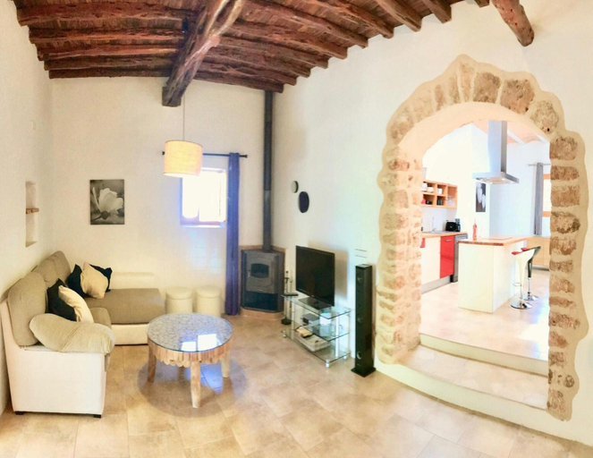 Living room, Villa With Private Pool, Barcelona