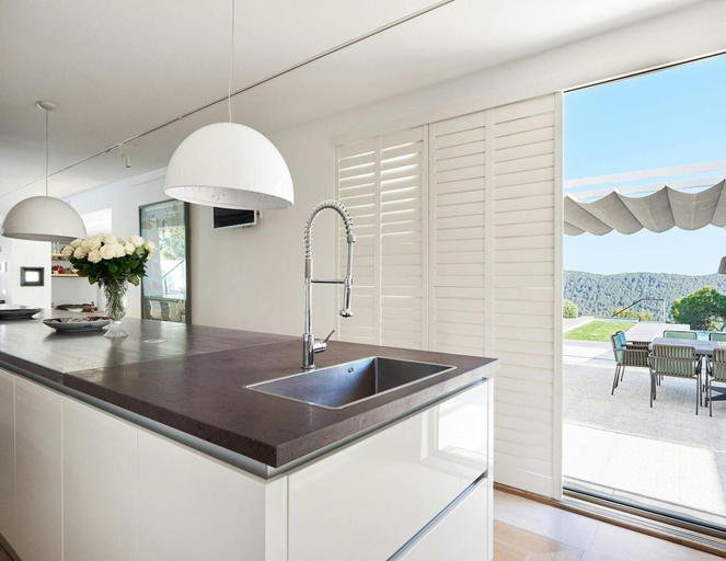 Private kitchen 4, Super Villa With Swimming Pool, Baleares