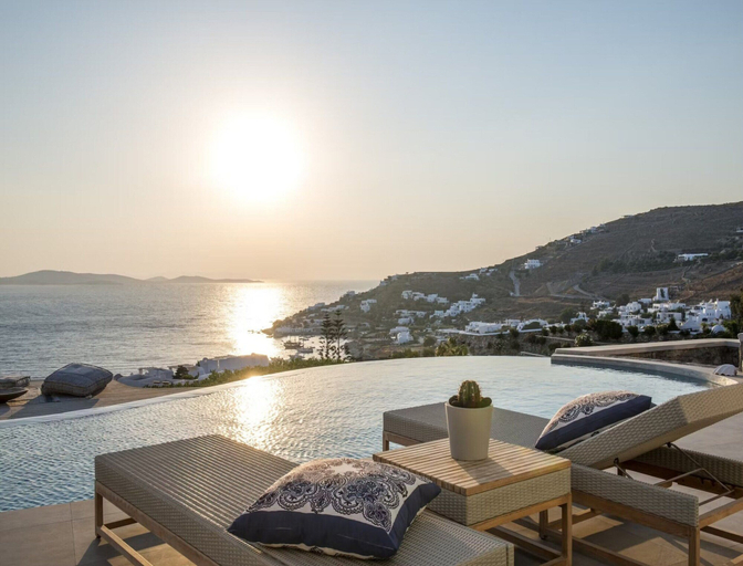 View from property 2, Villa With Views to Delos Island, Thessaly