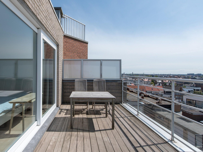 Balcony 5, Duplex Apartment With 4 Terraces and sea View, West-Vlaanderen