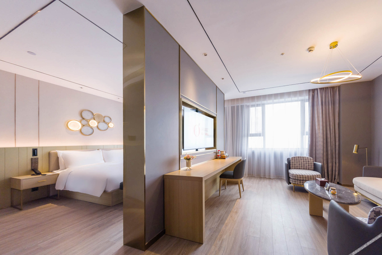 Bedroom 2, Orange Hotel Weihai Wendeng City Center Mishan Road, Weihai
