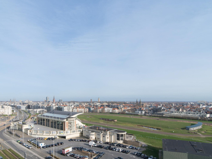 View from property 2, Posh Apartment With Racecourse View, West-Vlaanderen