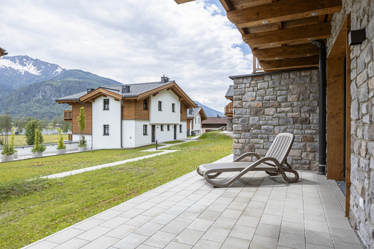 Terrace/patio, Superior Ferienhaus # 5C mit Sauna, Zell am See