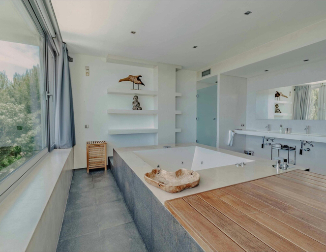 Bathroom 5, Modern Villa With Indoor Pool, Baleares