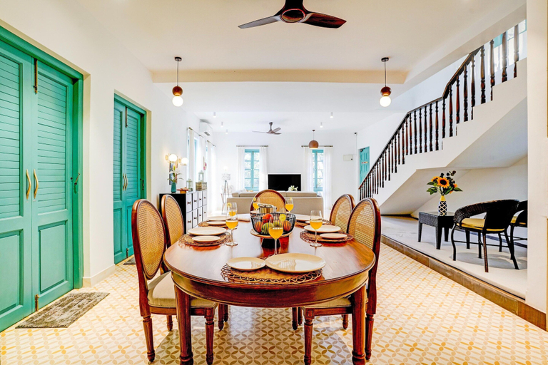 Dining 3, Villa in Siolim Near Morjim Beach, North Goa
