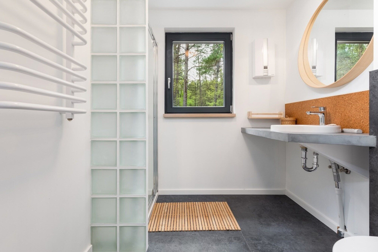 Bathroom 5, Holiday Home by Lake Wiselka With Sauna, Kamień