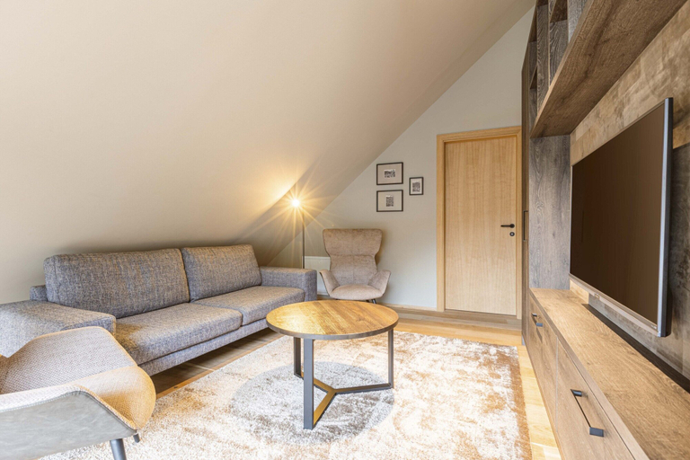 Living area 5, Charming Penthouse in Schruns, Bludenz