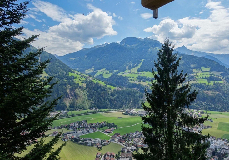 View from property 4, Holiday Home in Tyrol Near Ziller River, Schwaz