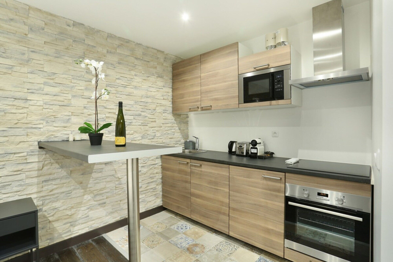 Private kitchen, Charming studio in the Marais, Paris