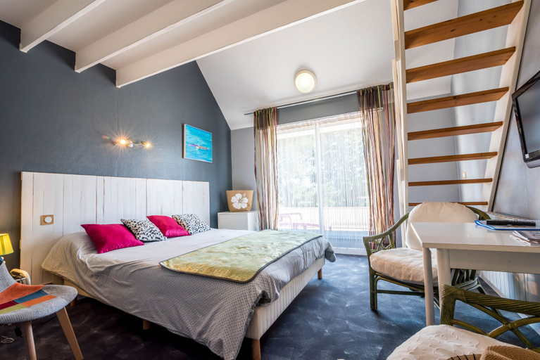 Bedroom 3, Hôtel l'Hippocampe, Morbihan