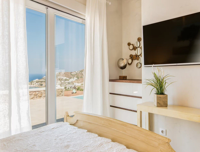 View from property 3, Villa With Views to Delos Island, Thessaly
