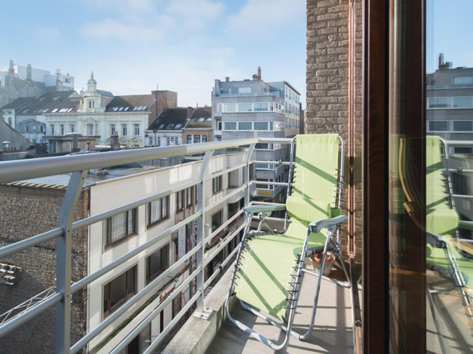 Balcony, Apartment in Belgium Near the Coast, West-Vlaanderen