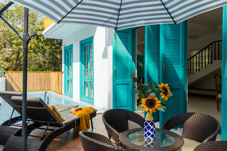 Balcony 5, Villa in Siolim Near Morjim Beach, North Goa