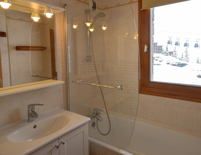 Bathroom, Beautiful Apartment With Balcony, Savoie