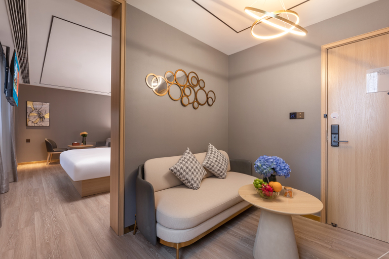 Bedroom 2, Orange Hotel Yancheng Dafeng Jinfeng Nanxiang Road, Yancheng