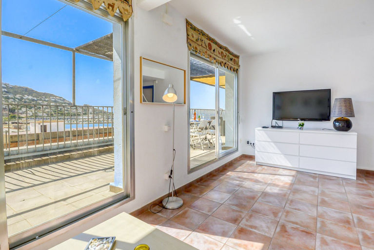 Living room 2, Apartment in Roses Near the Beach, Girona