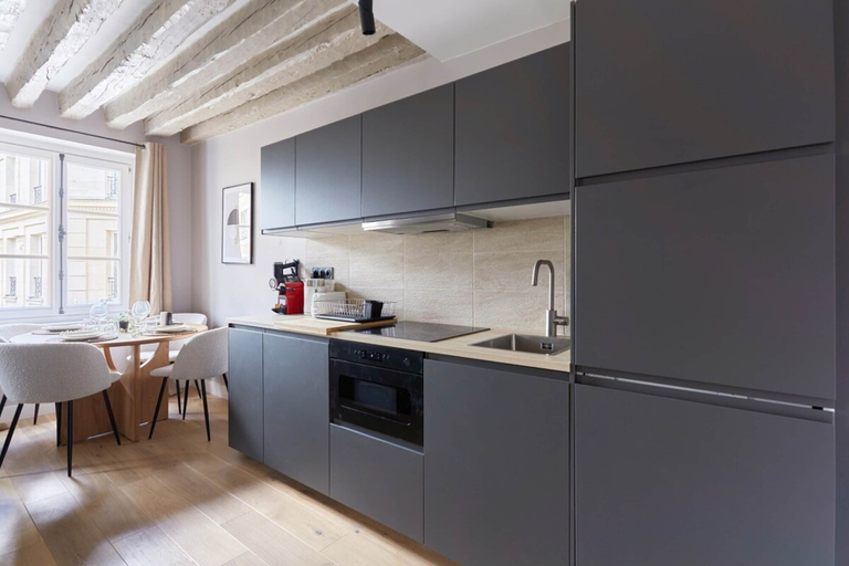Private kitchen, Magnificent new Flat Le Marais/beaubourg, Paris
