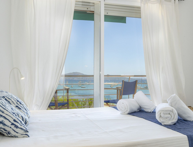 Bedroom 2, Apartment in Port de Pollenca by the Beach, Baleares