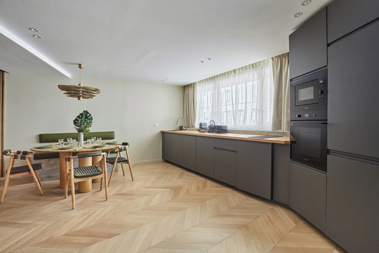 Private kitchen, Spacious AC Flat Luxembourg St Germain des Pres, Paris