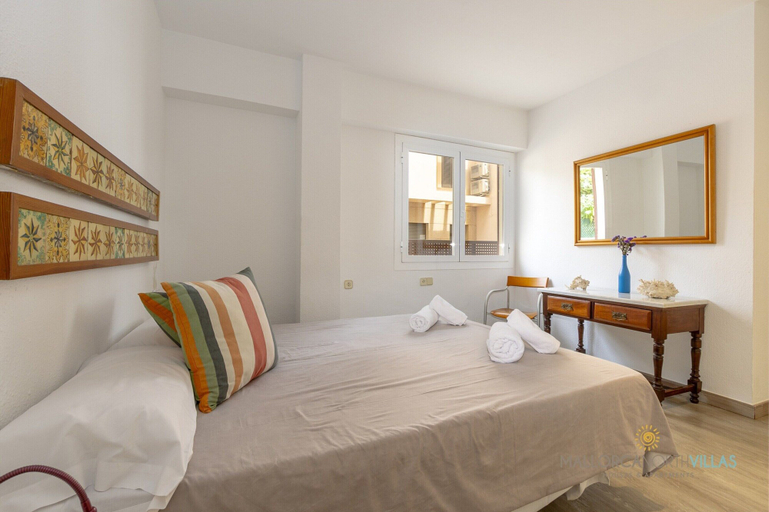 Bedroom 1, Apartment in Port de Pollenca by the Beach, Baleares