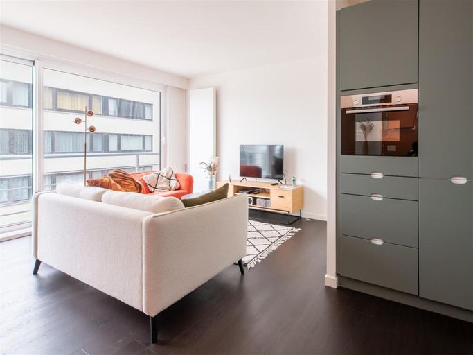 Living room 3, Lateral sea View Apartment in Ostend, West-Vlaanderen
