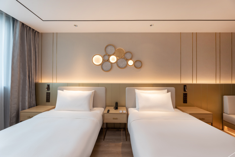 Bedroom 2, Orange Hotel Yancheng Dafeng Jinfeng Nanxiang Road, Yancheng