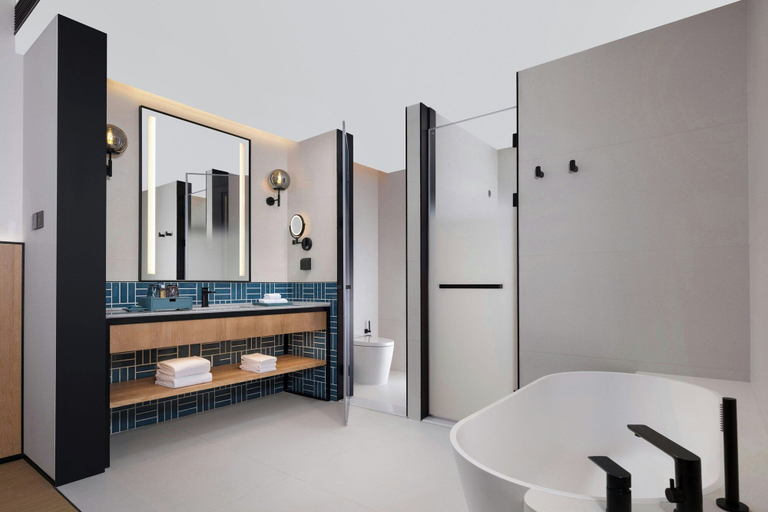 Bathroom 4, Four Points by Sheraton Yancheng, Jianhu, Yancheng