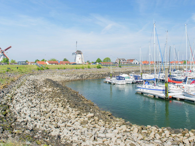View from property 4, Nice Chalet with Fireplace near Oosterschelde, Kapelle