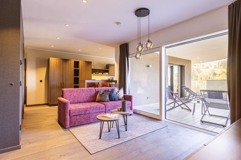 Living area, Ferienwohnung mit 2 Schlafzimmer fur 2-7 Personen, Kitzbühel