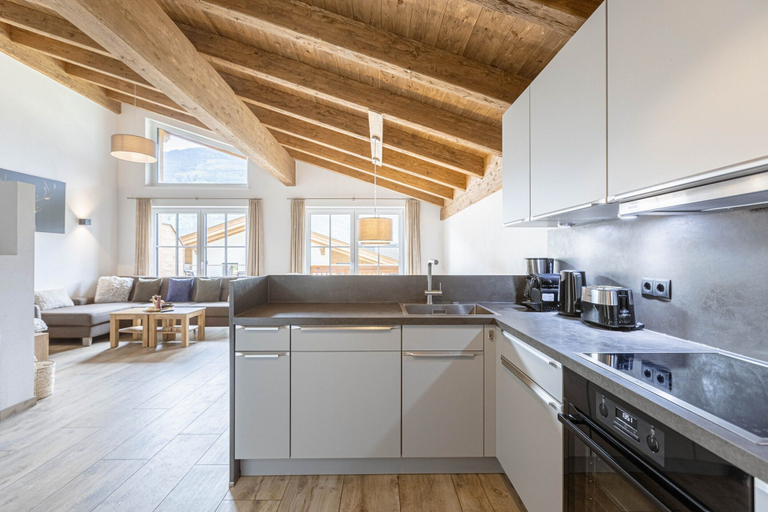 Private kitchen 4, Superior Ferienhaus # 5C mit Sauna, Zell am See