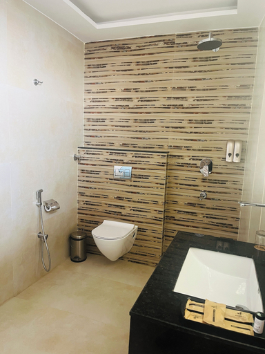 Bathroom 4, hotel kadamb tree, Jabalpur