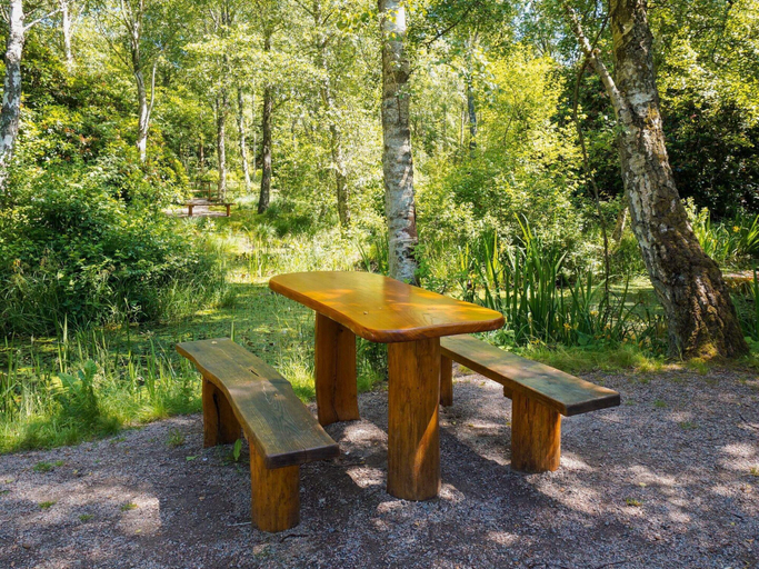Outdoor dining, 4 Star Holiday Home in Halmstad, Halmstad