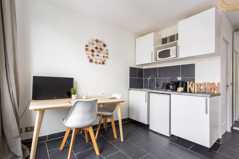 Private kitchen 5, Magnificent Studio - 2P - Pantin/edouard Vaillant, Seine-Saint-Denis