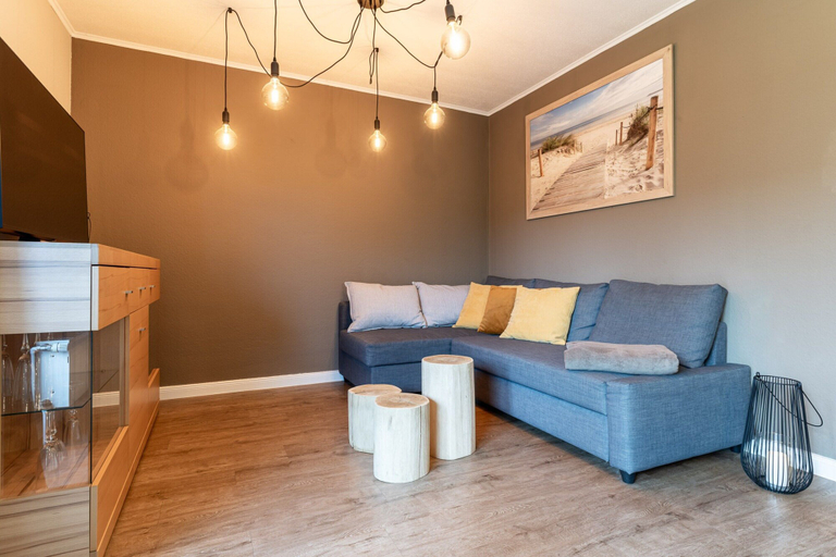 Living area, Apartment in Busum Near Perlebucht Lagoon, Dithmarschen