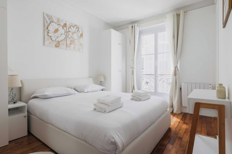 Bedroom 3, Cosy and chic apartment - 1BD/4P - Auteuil, Paris