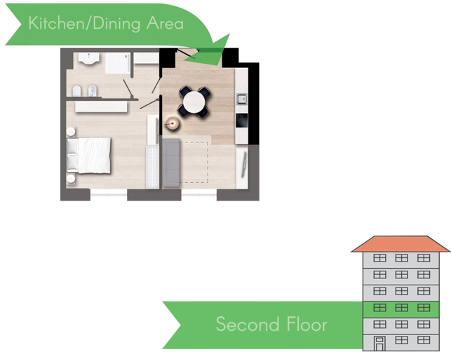 Floor plan 3, Apartment in Milan's Historic Center, Milano