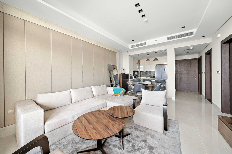 Room 2, Elegant 1BR With Panoramic Views on Burj Khalifa, Dubai