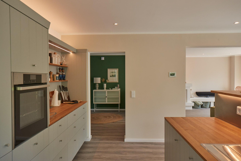 Private kitchen 3, Luxurioses Ferienhaus in St.peter Ording, Nordfriesland