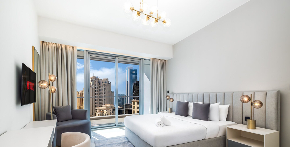 Bedroom 3, LUX The Premium Marina Sea View Suite, Dubai