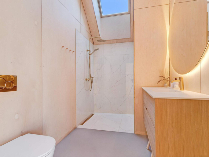 Bathroom 3, 5 Star Holiday Home in Lokken, Hjørring