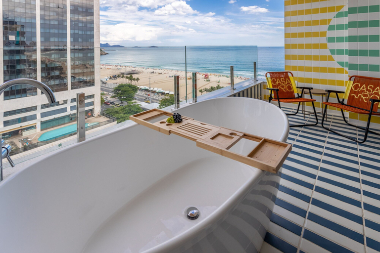 Room 2, Sea View and Balcony With Bathtub Q18, Rio de Janeiro