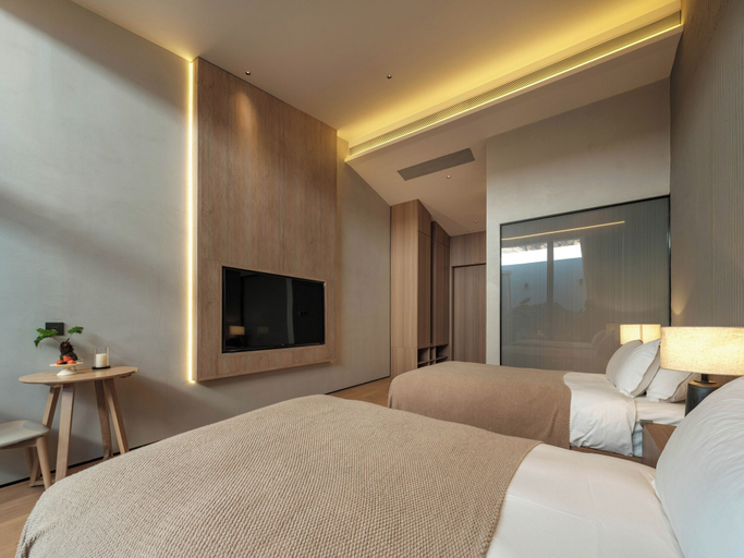 Bedroom 2, qingdaowushe yujian haijing jiudian, Qingdao