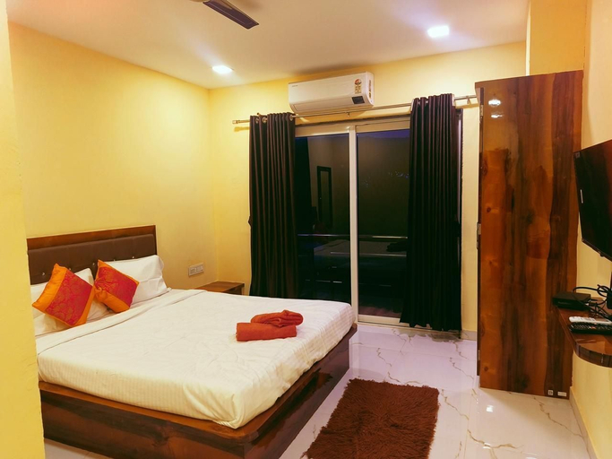 Bedroom 3, Aroma Residency, Satara