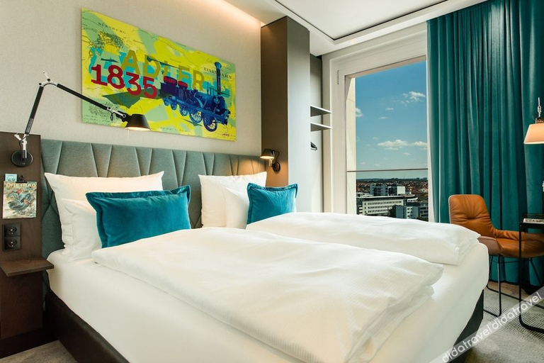 Bedroom 2, The Cloud One Nürnberg, by the Motel One Group, Nürnberg